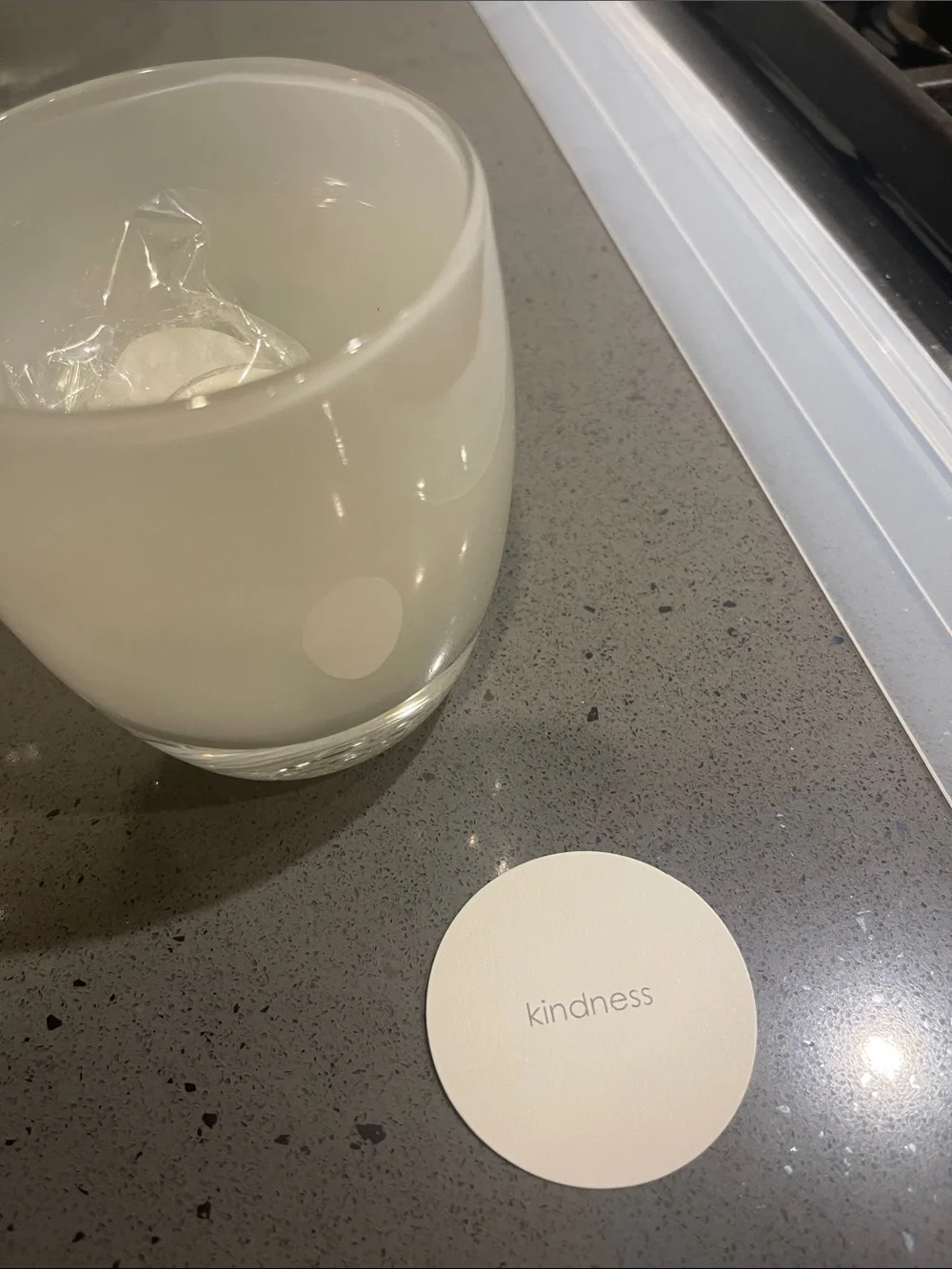 Glassbaby Tealite Holder Kindness * NWOT